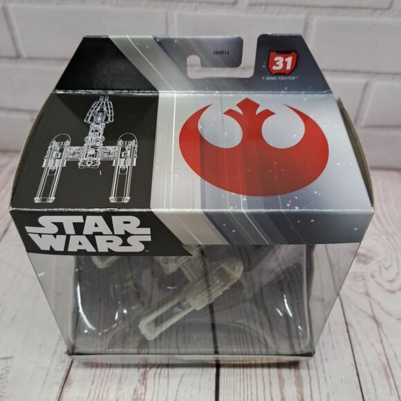 Hot Wheels Starships Select Star Wars Y-WING FIGHTER #31 Sealed Box - Picture 6 of 7